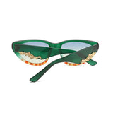 Cat-Eye Solbriller – Retrobriller med Guld Detalje