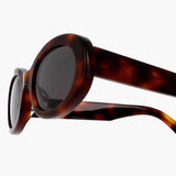 Ovale Solbriller med Bred Ramme – Retro og Statement Look