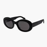 Ovale Solbriller med Bred Ramme – Retro og Statement Look
