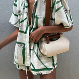 Afslappet playsuit med print – Perfekt til sommer og ferie