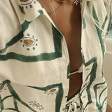Afslappet playsuit med print – Perfekt til sommer og ferie