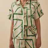 Afslappet playsuit med print – Perfekt til sommer og ferie