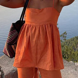 Sommer sæt med top og vide bukser – Let og elegant look