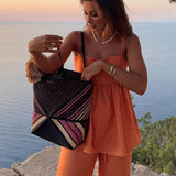 Sommer sæt med top og vide bukser – Let og elegant look