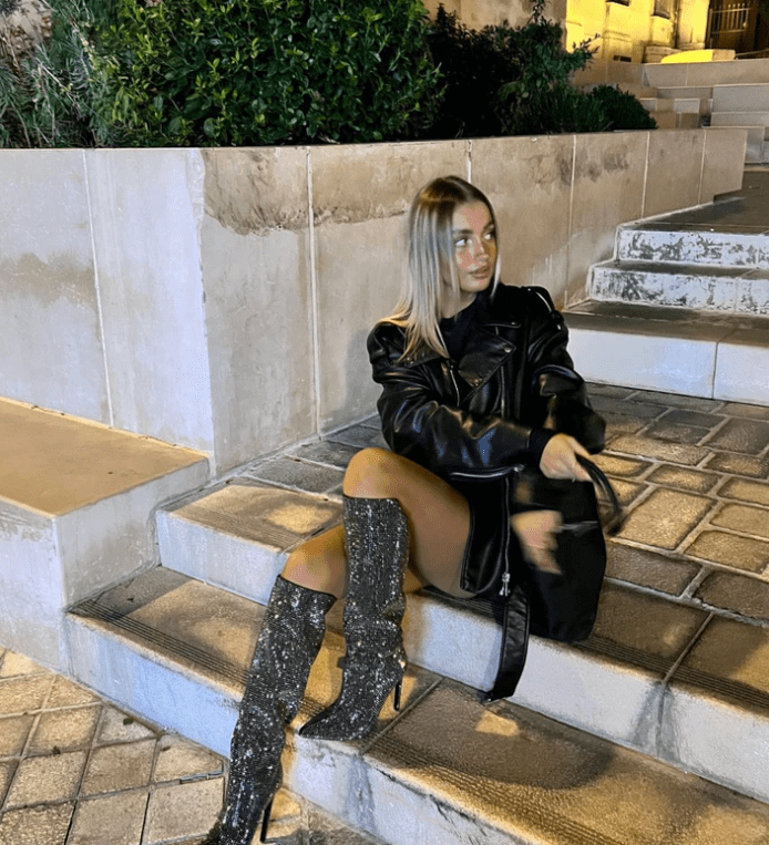 Overknee Støvler med Strass – Glamour og Komfort
