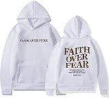 Faith Over Fear Hættetrøje til Dame – Komfort med Budskab & Stil