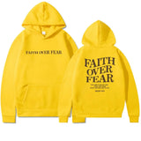 Faith Over Fear Hættetrøje til Dame – Komfort med Budskab & Stil