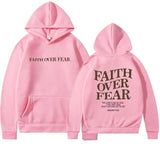 Faith Over Fear Hættetrøje til Dame – Komfort med Budskab & Stil