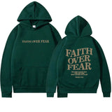 Faith Over Fear Hættetrøje til Dame – Komfort med Budskab & Stil
