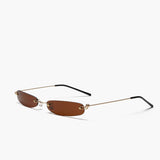 Minimalistisk Randløs Solbrille Let & Moderne Design