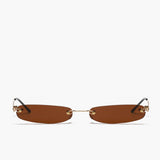 Minimalistisk Randløs Solbrille Let & Moderne Design